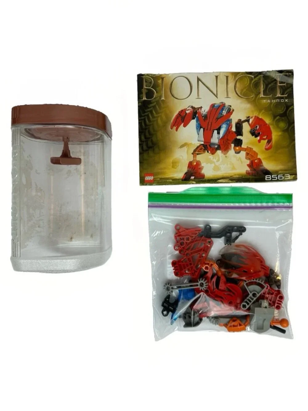 LEGO BIONICLE Bohrok Collection COMPLETE Lot of 6 w/ Canisters, Manuals & Krana